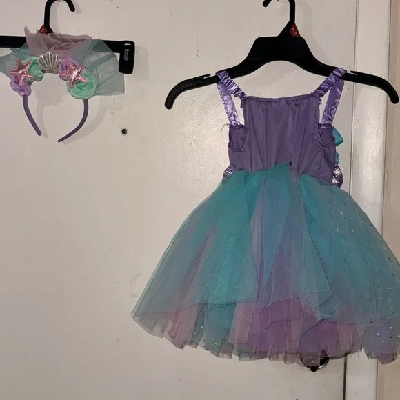 Purple and Blue Kids Fairy Costume - Picture 4 of 4